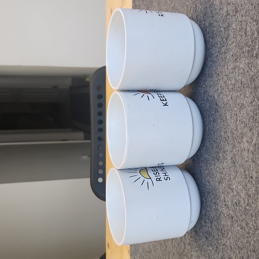 Set of 3 Sheffield Home Rise & Shine Ceramic Cups Mugs - Picture 16 of 17